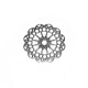 Zamak Pendant Flower 39mm