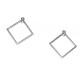 Zamak Pendant Rhombus 24x23mm