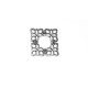 Zamak Connector Rhombus 16mm