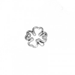 Conecotr de Metal Zamak Trébol de 4 Hojas 12mm