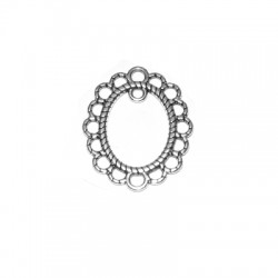 Pendentif en Zamak 25 x 30 mm