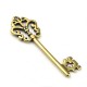 Pendentif Zamak clé 18 x 52 mm