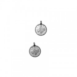Breloque Ethnique en Zamak 12 mm