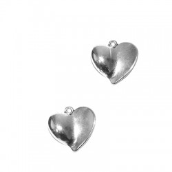 Charm in Metallo Zama Cuore 25x22mm