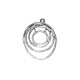 Pendentif en Zamak Cercles Irréguliers 26 x 30 mm