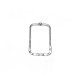 Colgante de Metal Zamak Rectangular 18x27mm (Ø 1.2mm)