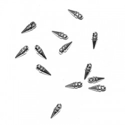 Ciondolo in Metallo Zama Cornetto 3x7mm