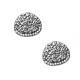 Pendentif Zamak rond Irrégulier 25 x 21 mm Ø 1.6 mm