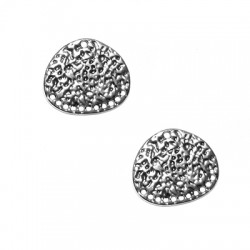 Pendentif Zamak rond Irrégulier 25 x 21 mm Ø 1.6 mm