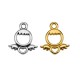 Charm ange avec cœur en Zamak 16 x 14 mm