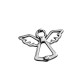 Μεταλλικός Ζάμακ Άγγελος Περαστός 28x22mm Ø1.8mm