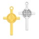 Colgante de Metal Zamak Cruz Jesús 13x20mm