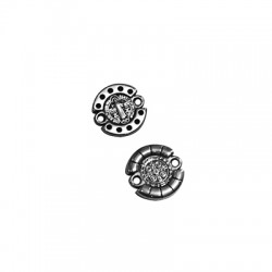 Conector de Metal Zamak Redondo Jesus 15mm