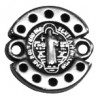999° Silver Antique Plated/ 5µm