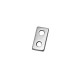 Zamak Slider Double Rectangular 10x5mm Ø2mm