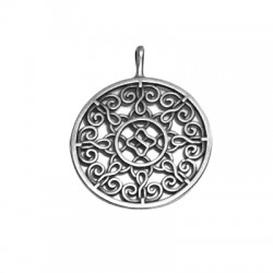 Pendentif en Zamak Filigrané 45 mm