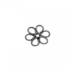 Zamak Pendant Flower 25x23mm