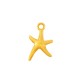 Zamak Charm Starfish 12x16mm