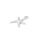 Zamak Charm Starfish 12x16mm