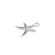 Zamak Charm Starfish 12x16mm