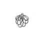 Zamak Pendant Flower 26x24mm