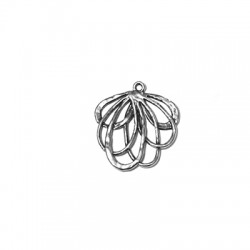 Zamak Pendant Flower 26x24mm