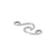 Zamak Connector Wave 14x31mm