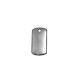 Breloque Étiquette Vierge en Zamak 11 x 21 mm