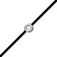 Passante in Metallo Zama Perlina Schiacciata 8mm (Ø 1.3mm)