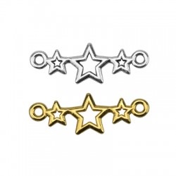 Connecteur Étoiles en Zamak 19 x 9 mm