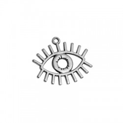 Ciondolo in Zama Occhio Portafortuna 26x19mm