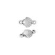Connecteur en Zamak Coquillage 9 x 8 mm