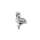 Zamak Bead Flamingo 7x12mm Ø1.8mm