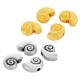 Zamak Bead Shell 11x8mm Ø1.8mm