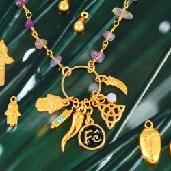 Charm en Zamak Symbole Celtique 15 x 13 mm