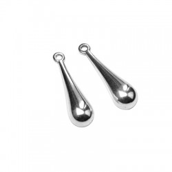 Zamak Pendant Teardrop 8x25mm