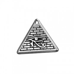 Zamak Pendant Triangle with Eye 28x25mm