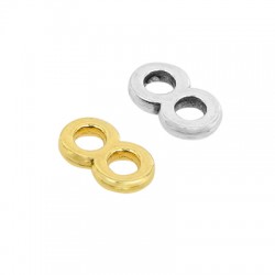 Zamak Double Spacer 5x8mm Ø2mm