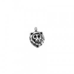 Breloque tête de lion en Zamak 13 x 15 mm pour PP18
