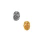 Zamak Bead Mask 9x14mm Ø1.8mm