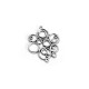 Pendentif en Zamak Cercles 29 x 26 mm