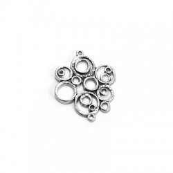 Pendentif en Zamak Cercles 29 x 26 mm