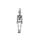 Colgante de Metal Zamak Esqueleto 9x36mm