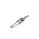 Zamak Pendant Skeleton 9x36mm