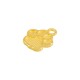 Zamak Charm Paw Print 12mm