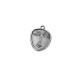 Zamak Charm Face 15x19mm
