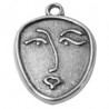 999° Silver Antique Plated/ 5µm