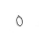 Colgante de Metal Zamak Marco Ovalado 12x19mm