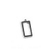 Breloque Zamak Cadre Rectangulaire 12 x 19 mm