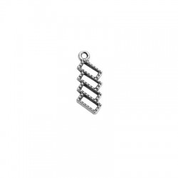 Breloque en Zamak 9 x 19 mm
